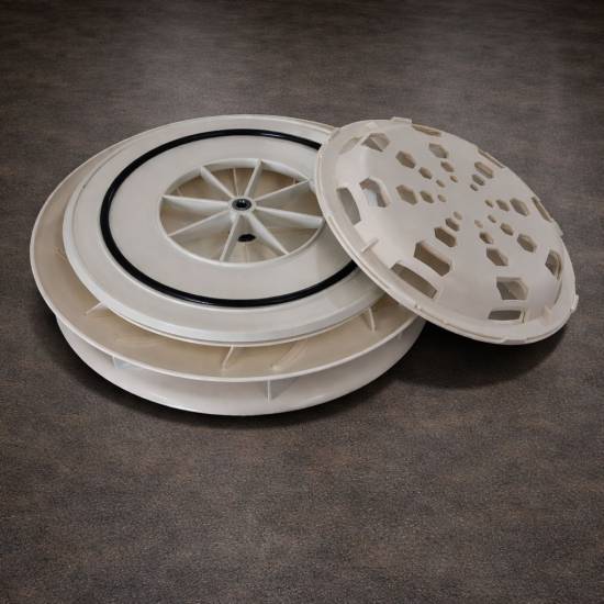 FLOWROTOR COMMERFLOW TRUCK Spinning Van Roof Vent Air Extractor Ventilator WHITE