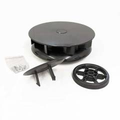 FLOWROTOR Midiflow Low Profile Spinning Van Roof Vent Air Extractor Ventilator BLACK
